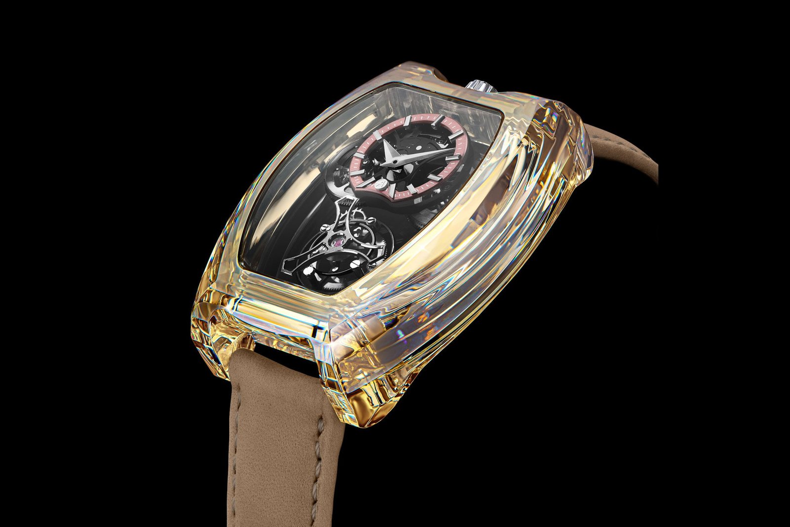 The Spellbinding ArtyA Purity Moissanite Curvy Tourbillon